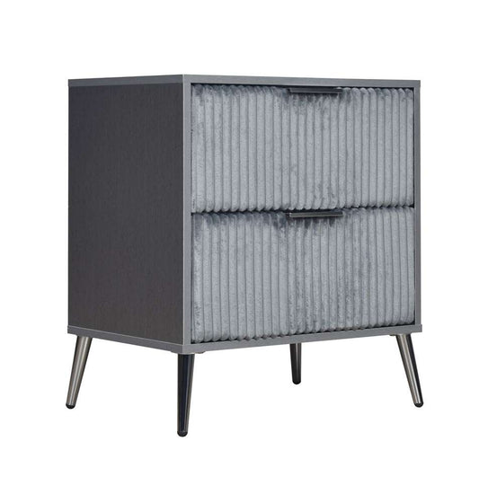 New Classic Furniture - Kailani Nightstand- Gray - B4378G-040 veiw 2