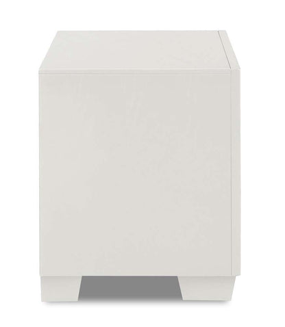 New Classic Furniture - Luxor Nightstand-White - B2025W-040 veiw 4