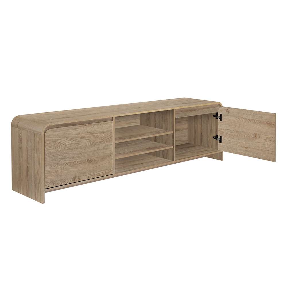 New Classic Furniture - Mara 70in Tv Console-Natural - T3518N-40 veiw 7