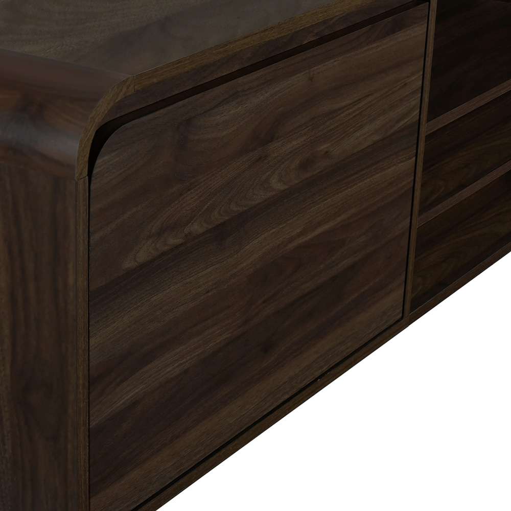 New Classic Furniture - Mara 70in Tv Console-Walnut - T3518W-40 veiw 2
