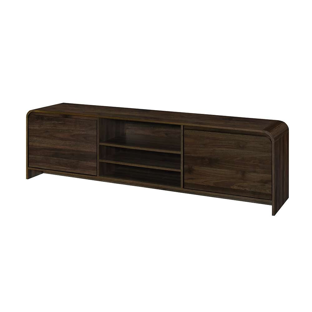 New Classic Furniture - Mara 70in Tv Console-Walnut - T3518W-40 veiw 3