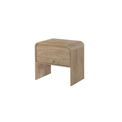 New Classic Furniture - Mara One Drawer End Table / Bedside Table-Natural - T3518N-20 veiw 3