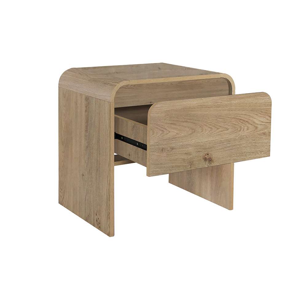 New Classic Furniture - Mara One Drawer End Table / Bedside Table-Natural - T3518N-20 veiw 5