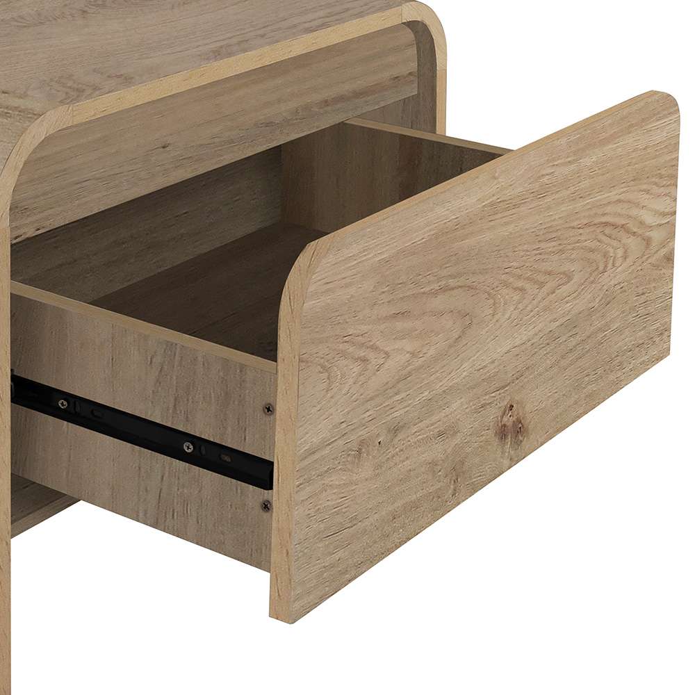 New Classic Furniture - Mara One Drawer End Table / Bedside Table-Natural - T3518N-20 veiw 7
