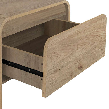 New Classic Furniture - Mara One Drawer End Table / Bedside Table-Natural - T3518N-20 veiw 7