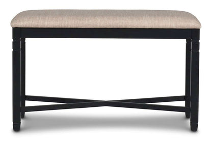 New Classic Furniture - Prairie Point Counter Backless Bench-Black - D058B-26 veiw 1