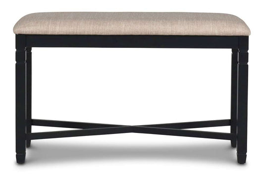 New Classic Furniture - Prairie Point Counter Backless Bench-Black - D058B-26 veiw 1