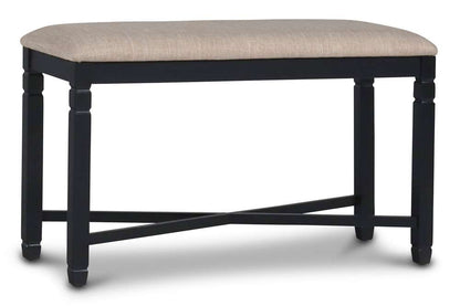 New Classic Furniture - Prairie Point Counter Backless Bench-Black - D058B-26 veiw 2
