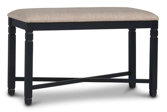 New Classic Furniture - Prairie Point Counter Backless Bench-Black - D058B-26 veiw 2