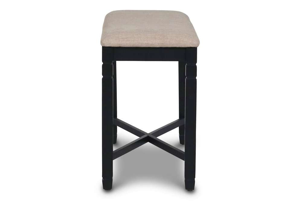 New Classic Furniture - Prairie Point Counter Backless Bench-Black - D058B-26 veiw 3