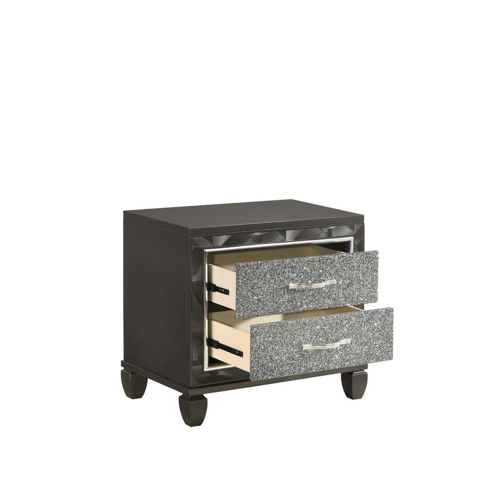 New Classic Furniture - Radiance Nightstand-Black Pearl - B976K-040 veiw 5