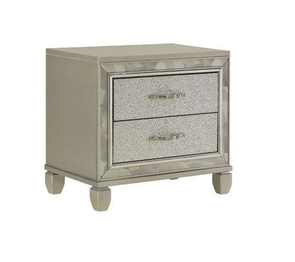 New Classic Furniture - Radiance Nightstand-Silver - B976S-040 veiw 1