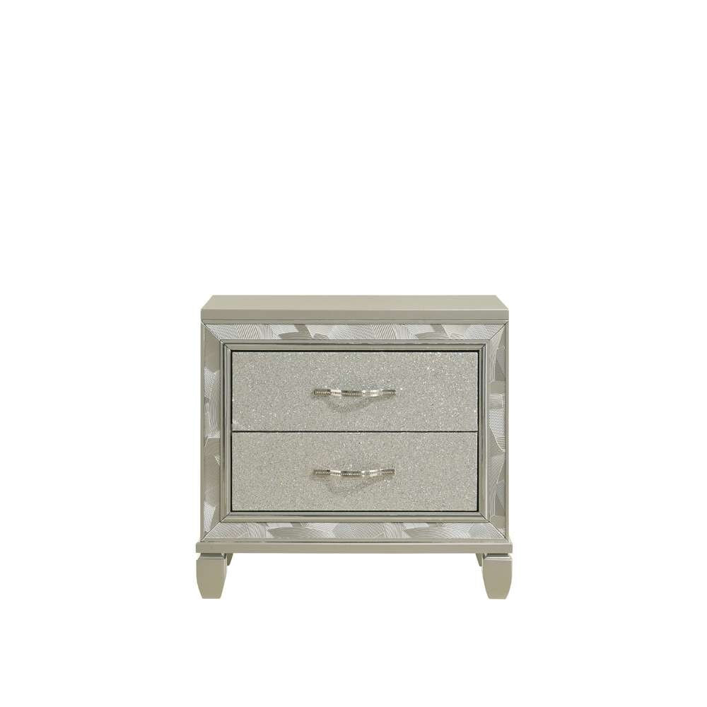 New Classic Furniture - Radiance Nightstand-Silver - B976S-040 veiw 3