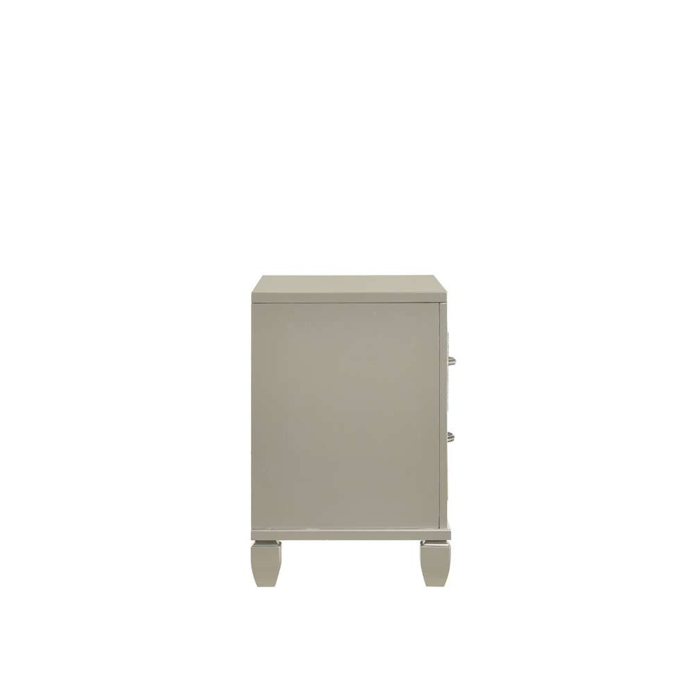 New Classic Furniture - Radiance Nightstand-Silver - B976S-040 veiw 4