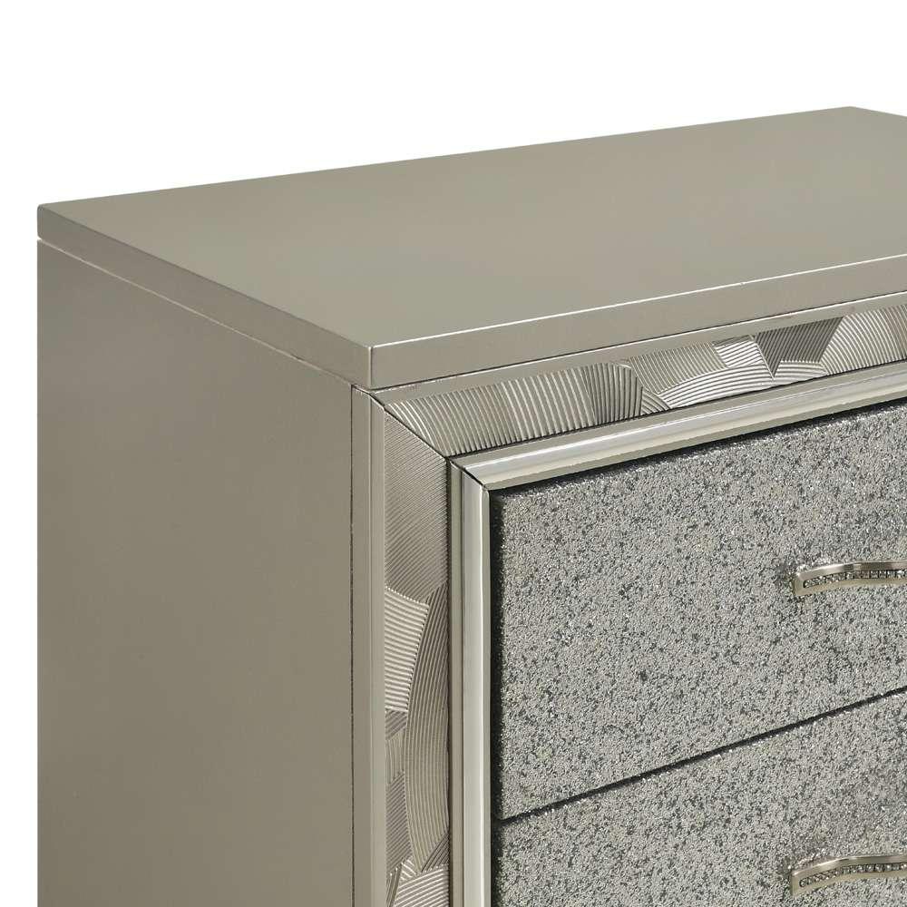 New Classic Furniture - Radiance Nightstand-Silver - B976S-040 veiw 6