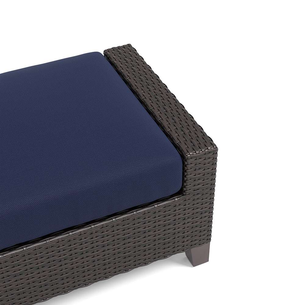 New Classic Furniture - Skye Outdoor Patio Footstools,  Set Of 2 Ottomans-Blue - G807C-19S veiw 2