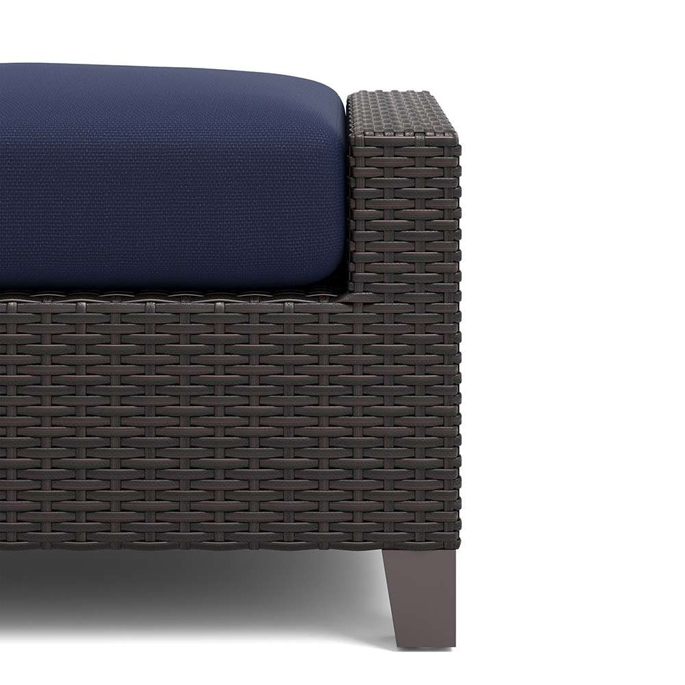 New Classic Furniture - Skye Outdoor Patio Footstools,  Set Of 2 Ottomans-Blue - G807C-19S veiw 3