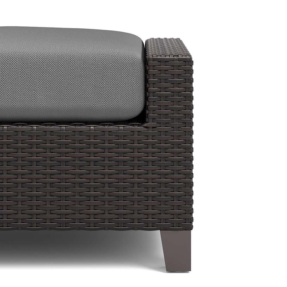 New Classic Furniture - Skye Outdoor Patio Footstools,  Set Of 2 Ottomans-Gray - G807G-19S veiw 3