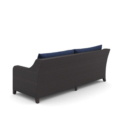 New Classic Furniture - Skye Outdoor Patio Furniture 2 Pc Set -Sofa And Slat Top Coffee Table Set-Blue - G807C-30S veiw 4