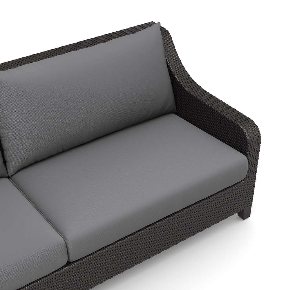 New Classic Furniture - Skye Outdoor Patio Furniture 2 Pc Set -Sofa And Slat Top Coffee Table Set-Gray - G807G-30S veiw 6