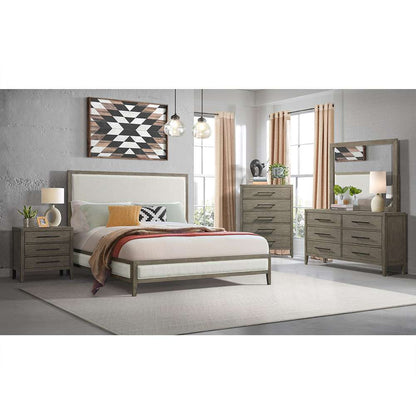 Picket House Furnishings - Armes 3-Drawer Nightstand in Grey - B-3690-3-NS veiw 3