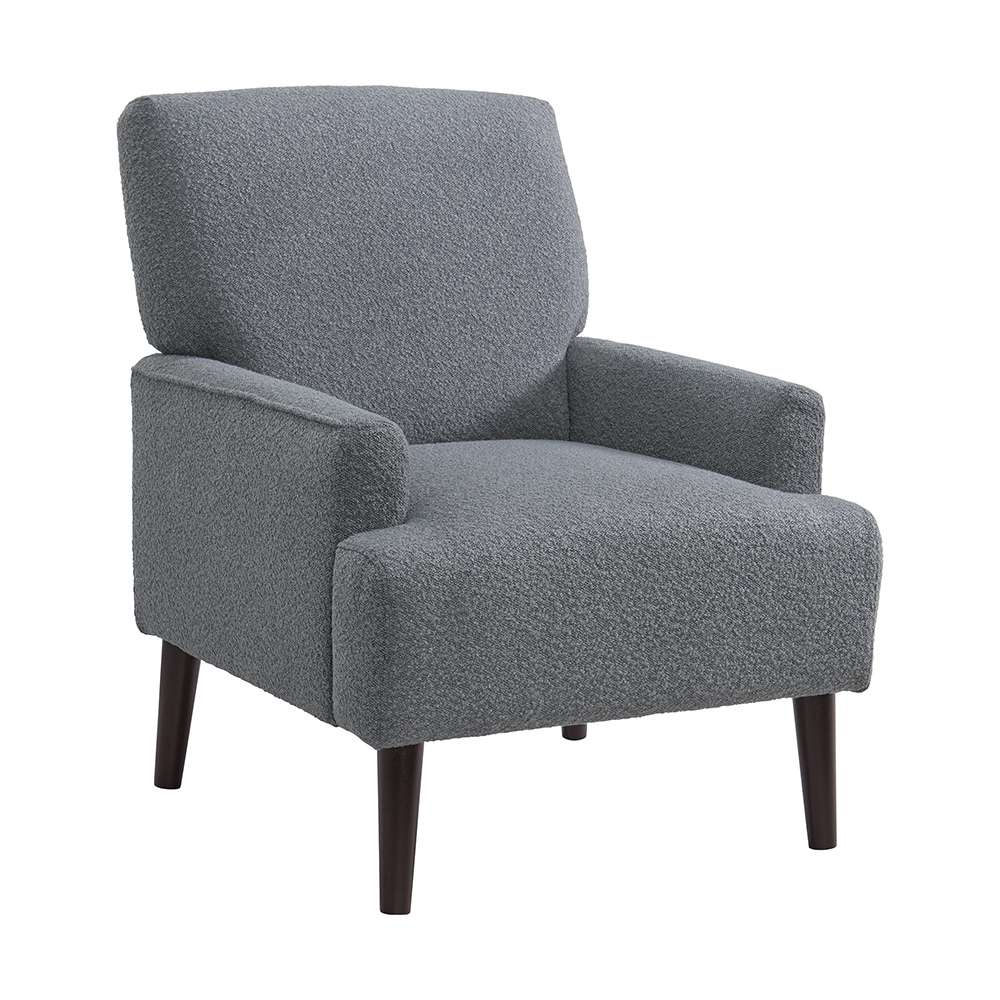 Picket House Furnishings - May Chair in 8077 Boucle Grey & Espresso - U-4410-8333-100 veiw 1