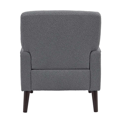 Picket House Furnishings - May Chair in 8077 Boucle Grey & Espresso - U-4410-8333-100 veiw 3
