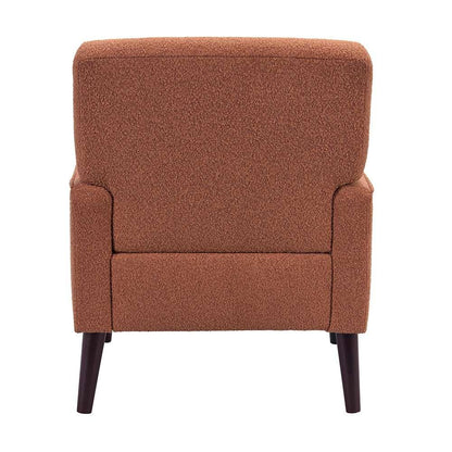 Picket House Furnishings - May Chair in 8077 Boucle Orange & Espresso - U-4410-8331-100 veiw 3