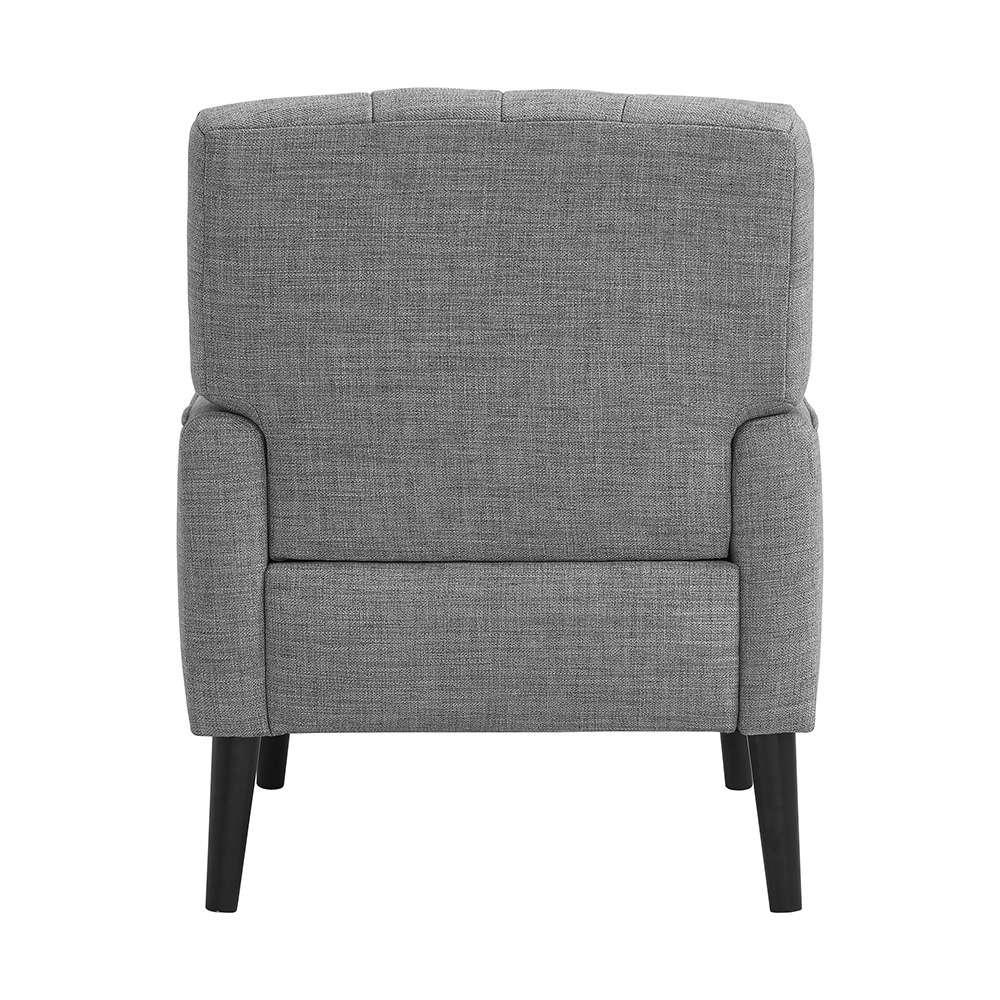 Picket House Furnishings - May Chair with Channel Back in Palmer Steel - U-4410-4551-100C veiw 3