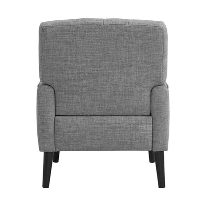 Picket House Furnishings - May Chair with Channel Back in Palmer Steel - U-4410-4551-100C veiw 3
