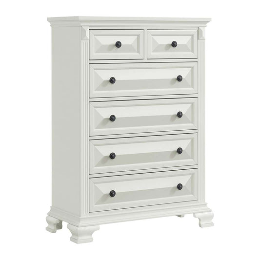 Picket House Furnishings - Sumner 6-Drawer Chest in Antique White - B-10980-7-CH veiw 1
