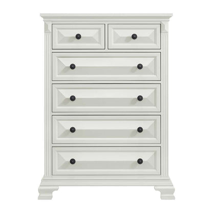 Picket House Furnishings - Sumner 6-Drawer Chest in Antique White - B-10980-7-CH veiw 2