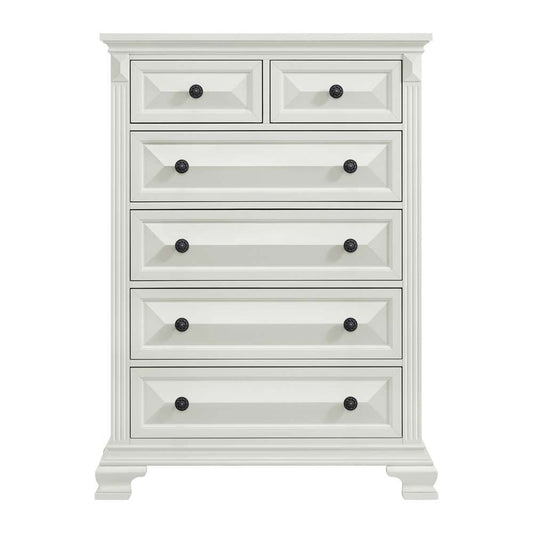 Picket House Furnishings - Sumner 6-Drawer Chest in Antique White - B-10980-7-CH veiw 2