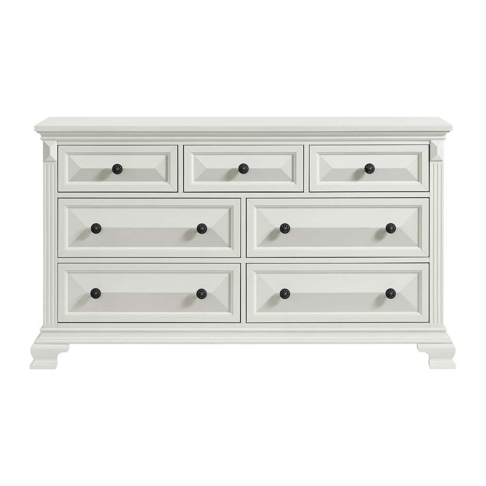 Picket House Furnishings - Sumner 7-Drawer Dresser in Antique White - B-10980-7-DR veiw 2