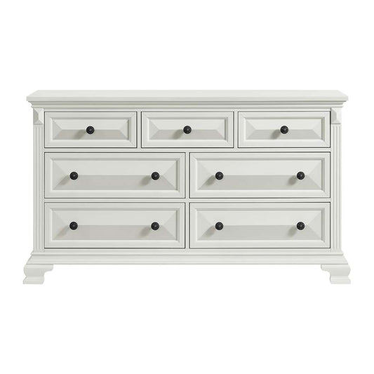 Picket House Furnishings - Sumner 7-Drawer Dresser in Antique White - B-10980-7-DR veiw 2