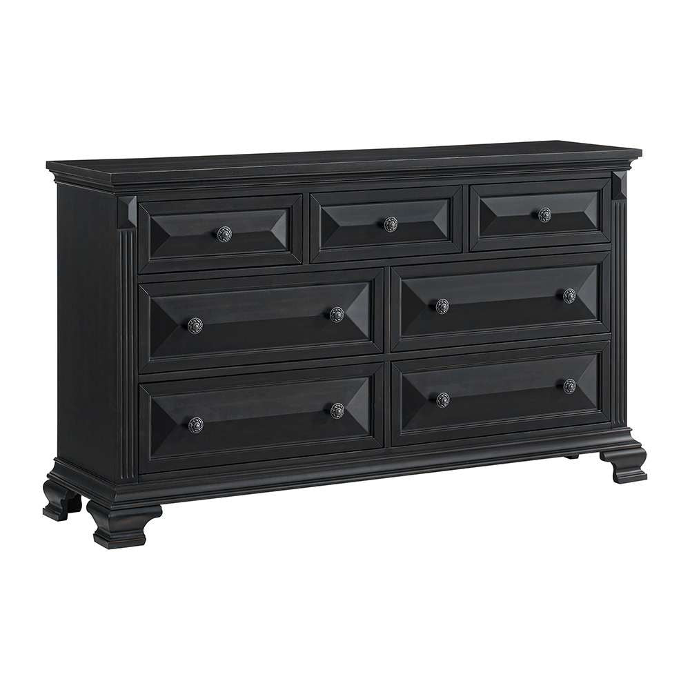 Picket House Furnishings - Sumner 7-Drawer Dresser in Black - B-10980-8-DR veiw 1