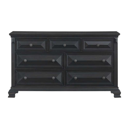 Picket House Furnishings - Sumner 7-Drawer Dresser in Black - B-10980-8-DR veiw 2