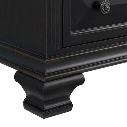 Picket House Furnishings - Sumner Dresser and Mirror Set in Black - B-10980-8-DRMR veiw 4