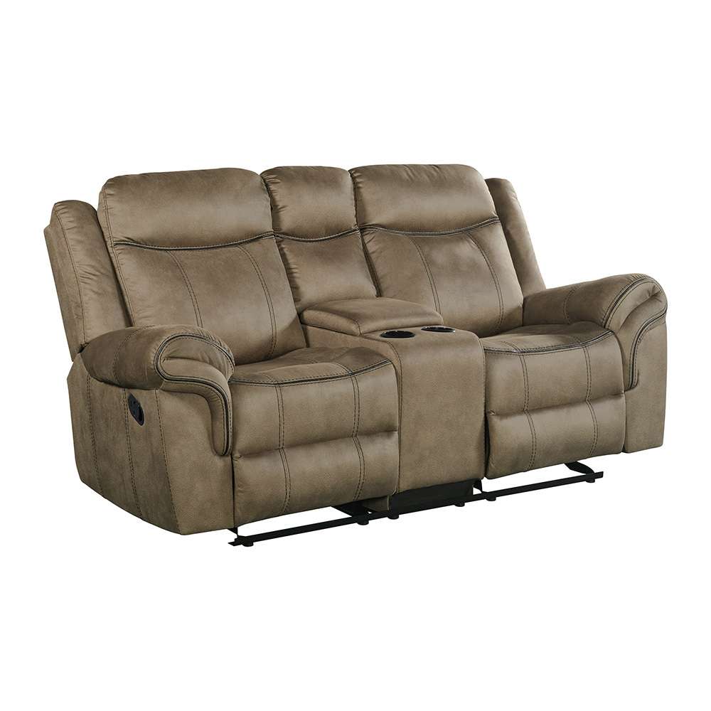 Picket House Furnishings - Tasso 3PC Living Room Set in T101 Brown-Sofa, Loveseat & Recliner - 59928-2X-3PC veiw 2