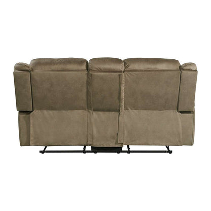 Picket House Furnishings - Tasso Motion Loveseat with Console in T101 Brown - 59928-028-2X veiw 3