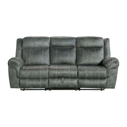 Picket House Furnishings - Tasso Motion Sofa with Dropdown in FB367 Charcoal - 59928-038-1X veiw 1