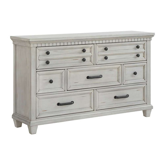Picket House Furnishings - Windom 7-Drawer Dresser in Antique White - B-10530-7-DR veiw 1
