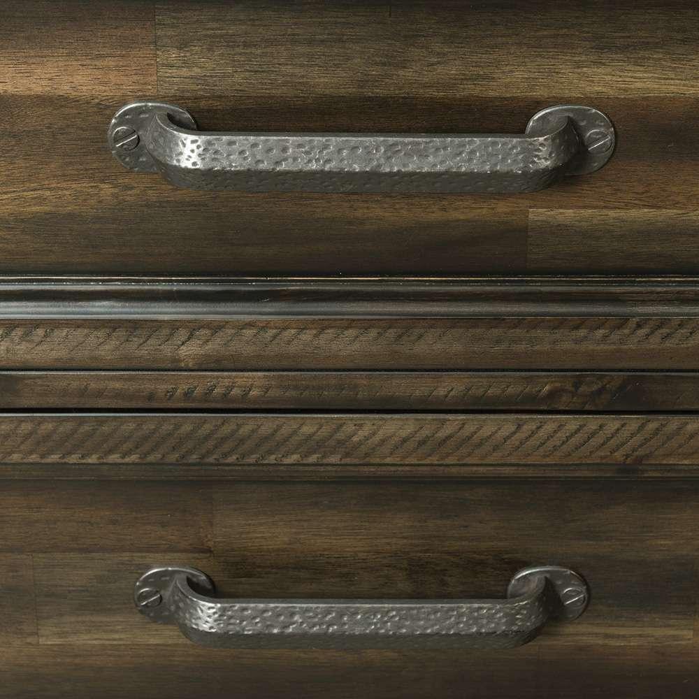 Picket House Furnishings - Windom Dresser and Mirror Set in Charcoal - B-10530-5-DRMR veiw 6