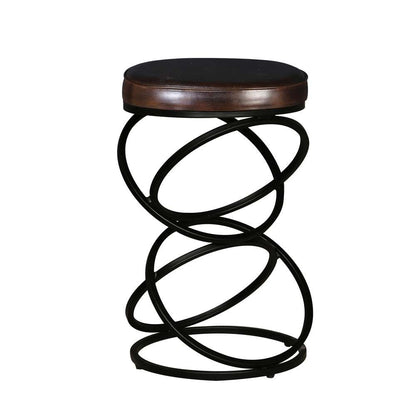 Porter Designs - Polaris Leather 24in Bar Stool, Brown - 02-218-11-6796 veiw 1