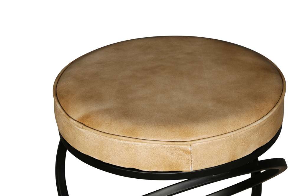 Porter Designs - Polaris Leather 24in Bar Stool, Brown - 02-218-11-6796 veiw 5