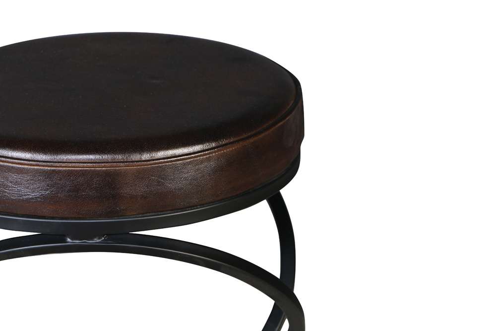 Porter Designs - Polaris Leather 24in Bar Stool, Brown - 02-218-11-6796 veiw 6