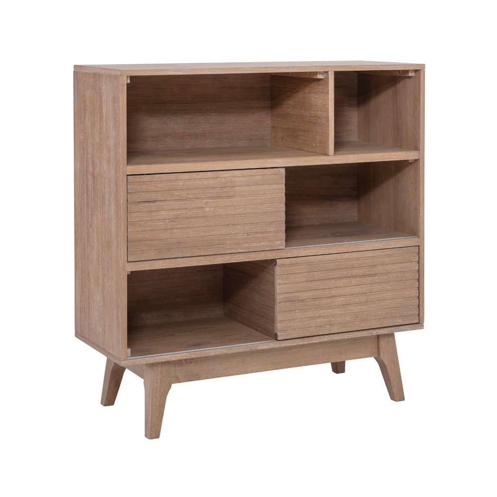 Powell Company - Ripples Bookcase, Natural - D1357A20NB veiw 1