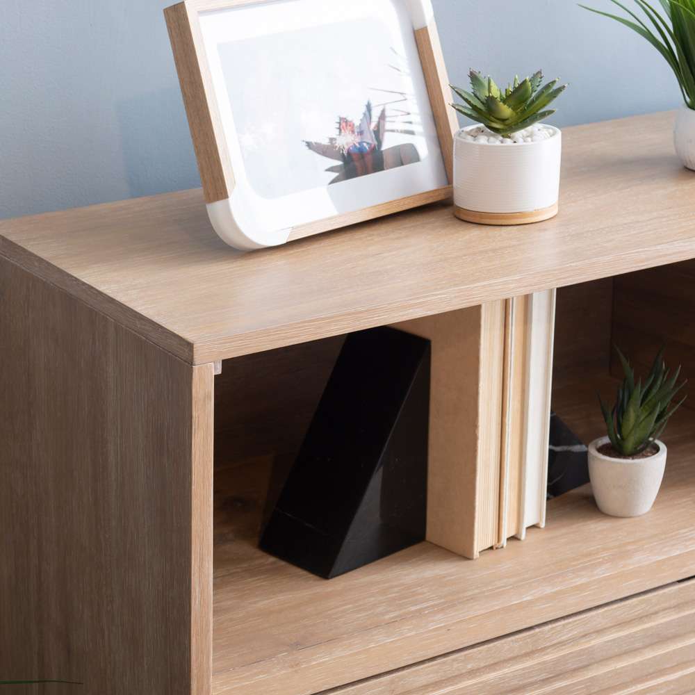 Powell Company - Ripples Bookcase, Natural - D1357A20NB veiw 5