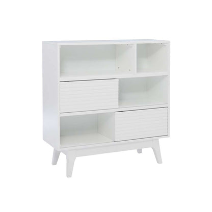Powell Company - Ripples Bookcase, White - D1357A20WB veiw 1