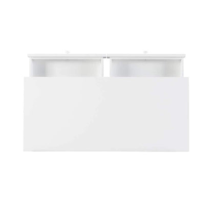 Powell Company - Ripples Desk, White - D1357A20WD veiw 5
